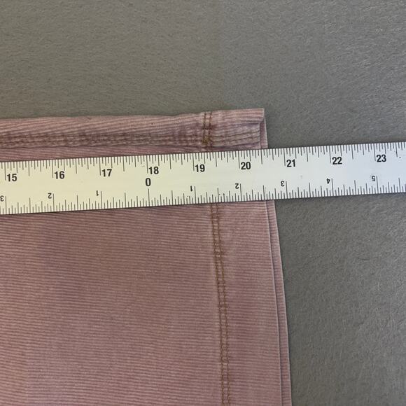 Gap Jean Skirt Womens 4 Pink Corduroy Casual Stretch Waist A Line Pockets Retro - Picture 7 of 9
